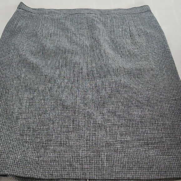 Gray Mini Pencil Skirt for Work - Picture 16 of 16